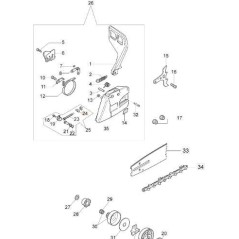 ORIGINAL EMAK KLINKE 50070087AR | NewgardenParts.com