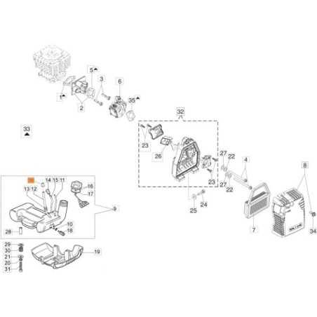 FASCETTA ORIGINALE EMAK 61280105 | NewgardenParts.com