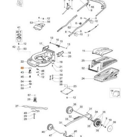 OLEOMAC MAX48TBS MAX48PK ORIGINAL 66060038R Rasenmäher Rasenmäher Waschmaschine | NewgardenParts.com
