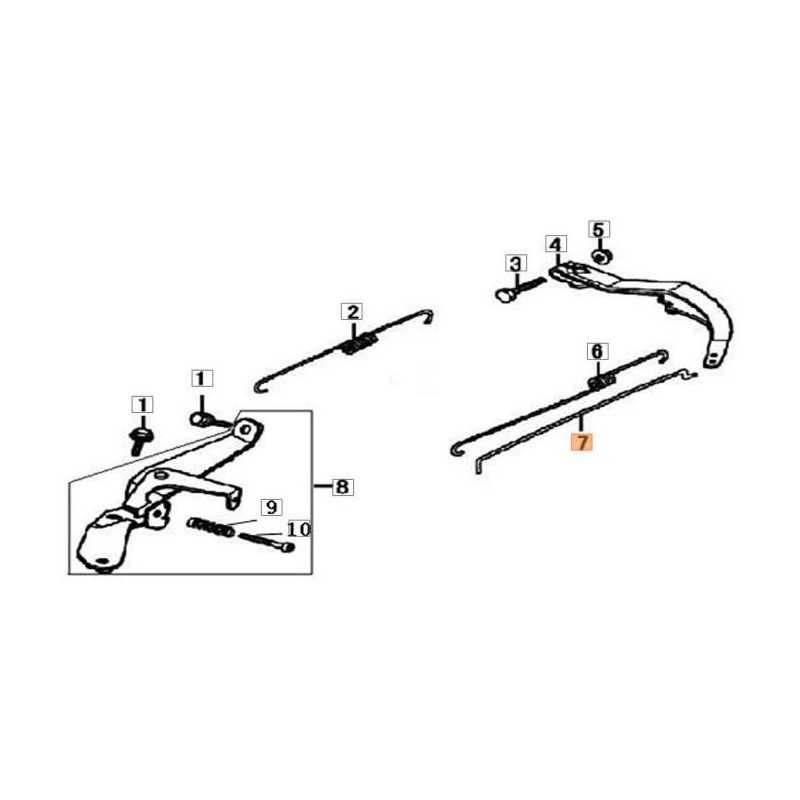 VARILLA DEL ACELERADOR EMAK ORIGINAL L66152156
