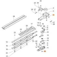 VITE ORIGINALE EMAK W58040002 | NewgardenParts.com