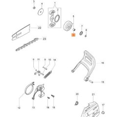 ROULEMENT À ROULEAUX 08X12X10 HK 0810 (MICAR) ORIGINAL EMAK 3037024R | NewgardenParts.com