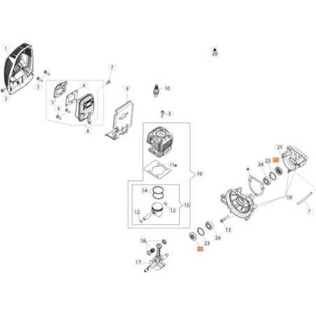 ANELLO ORIGINALE EMAK 3050042R | NewgardenParts.com