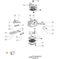 GUIDE DE VIS EMAK ORIGINAL 50010125 | NewgardenParts.com