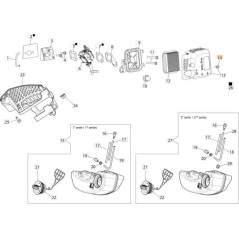 VITE TCTC M 5X14 FIX.COPERC. ZNB (C:5) IMPERDIBILE ORIGINALE EMAK 58070223R