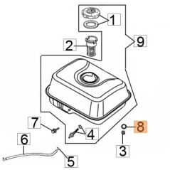 RONDELLE EMAK ORIGINALE L66150624 | NewgardenParts.com