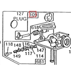 Alberino farfalla originale motore rasaerba BRIGGS & STRATTON 396753 | NewgardenParts.com