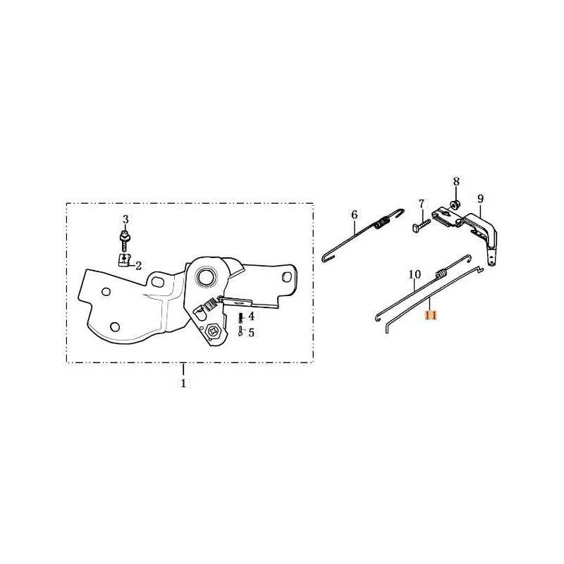 TIGE D'ACCÉLÉRATEUR D'ORIGINE EMAK L66150298