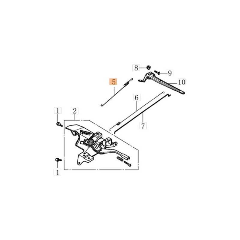 MOLLA A TRAZIONE PER CARBURATORE ORIGINALE EMAK L66151866
