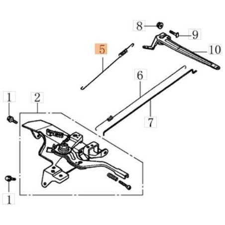 TRACTION SPRING FOR ORIGINAL EMAK CARBURETOR L66151866 | NewgardenParts.com