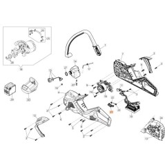 ACCEL. LEVER ON/OFF RO EF 2013 ORIGINAL EMAK 54050072R | NewgardenParts.com