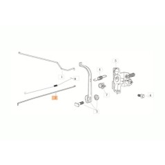 TIGE D'ACCÉLÉRATEUR D'ORIGINE EMAK L66151559