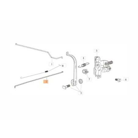 VARILLA DEL ACELERADOR EMAK ORIGINAL L66151559 | NewgardenParts.com