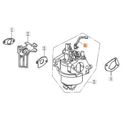 LEVIER DE STARTER EMAK ORIGINAL L66152250 | NewgardenParts.com
