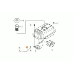 ORIGINAL OIL PIPE EMAK L66151625