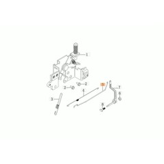 TIGE D'ACCÉLÉRATEUR D'ORIGINE EMAK L66151613