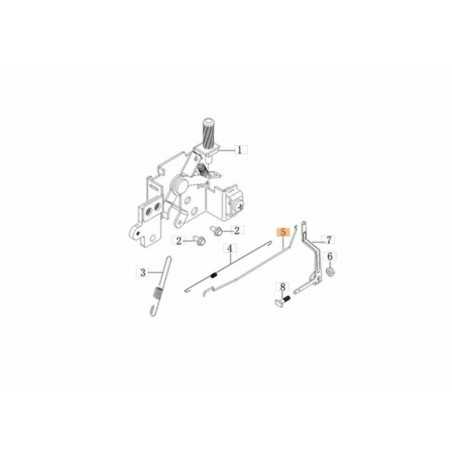TIGE D'ACCÉLÉRATEUR D'ORIGINE EMAK L66151613 | NewgardenParts.com
