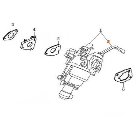 LEVA CHOKE ORIGINALE EMAK L66152460 | NewgardenParts.com