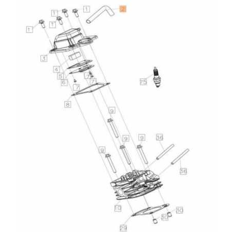TUBO DE RESPIRADERO EMAK ORIGINAL L66152468 | NewgardenParts.com