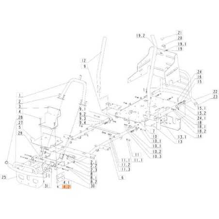 TUERCA ORIGINAL EMAK SGN311129502 | NewgardenParts.com