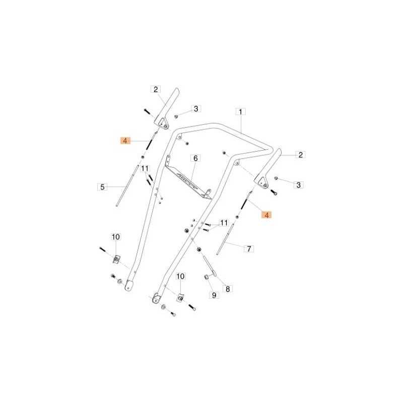 TIGE DE CONNEXION DE LEVIER EMAK ORIGINALE ZM000004