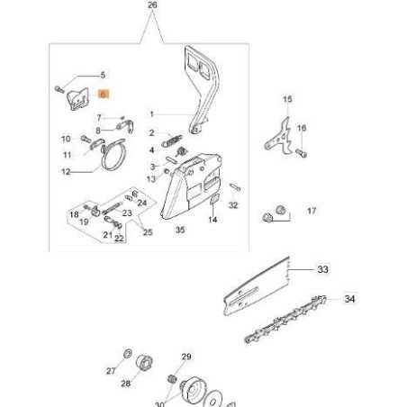 Chapa metálica original EMAK 50070124AR | NewgardenParts.com