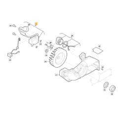 Electronic chainsaw coil models AC38 AC42 ORIGINAL STIGA 118804370/0