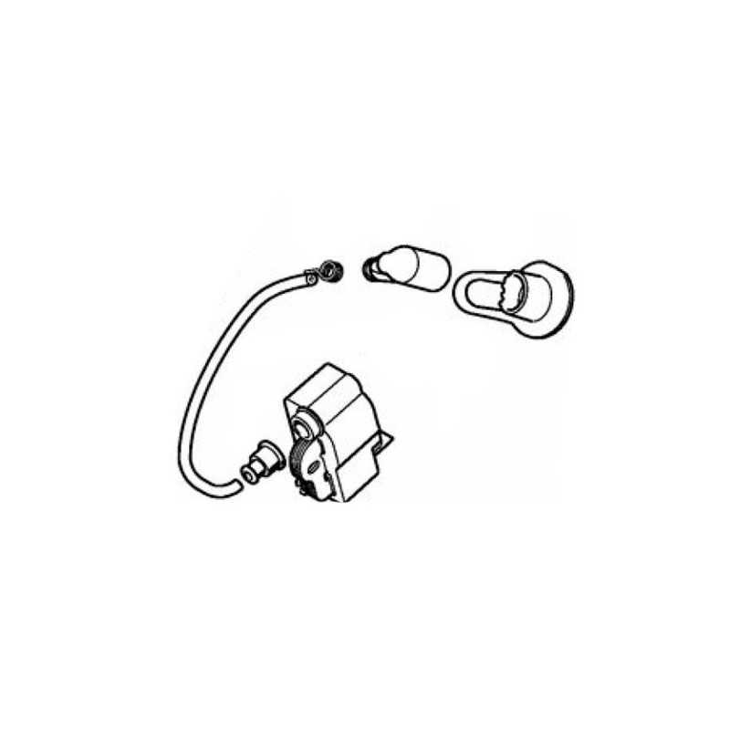 Electronic chainsaw coil models MS362 ORIGINAL STIHL 11404004717
