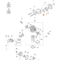 LAMIERINO ORIGINALE EMAK 50070180R | NewgardenParts.com