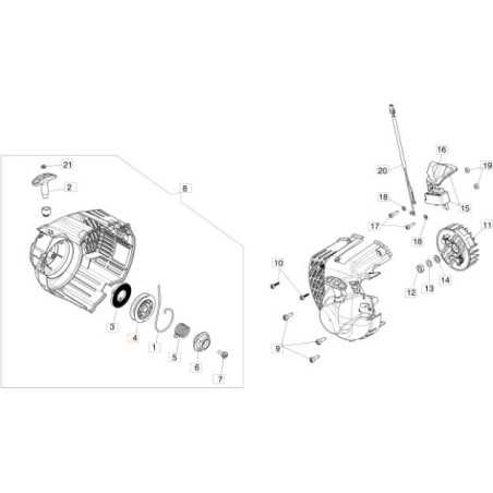POLEA DE ARRANQUE ORIGINAL EMAK 56600156R | NewgardenParts.com