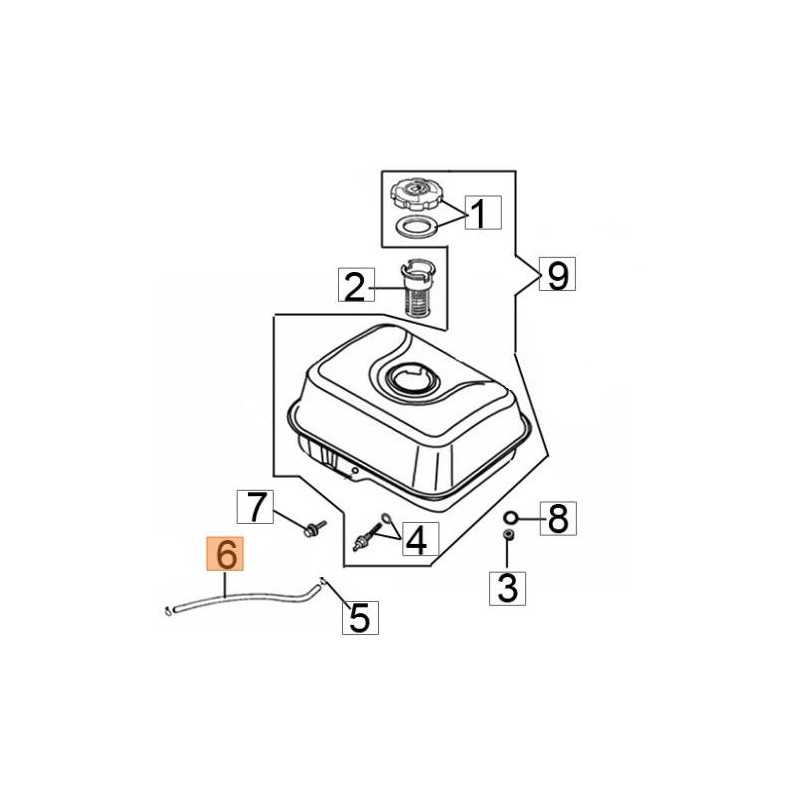 TUBO DE COMBUSTIBLE EMAK ORIGINAL L66150327