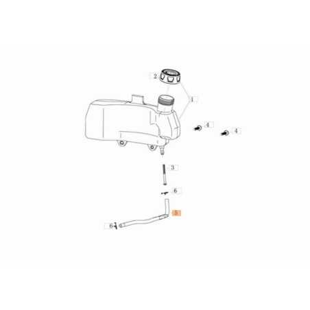 TUBO DE COMBUSTIBLE EMAK ORIGINAL L66151569 | NewgardenParts.com