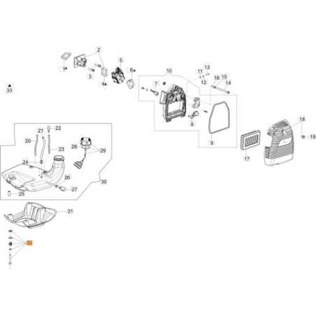 SYSTÈME DE FIXATION EMAK ORIGINAL 61350107 | NewgardenParts.com
