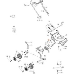 SIDE DOOR CLOSING PIN LR L.65 ORIGINAL EMAK 66070836R | NewgardenParts.com