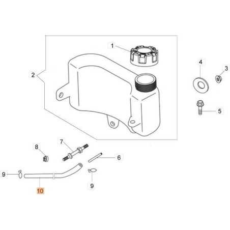 TUBO DE COMBUSTIBLE EMAK ORIGINAL L66150432 | NewgardenParts.com