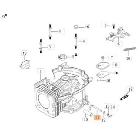 ARBRE DE RÉGULATEUR EMAK ORIGINAL L66151587 | NewgardenParts.com