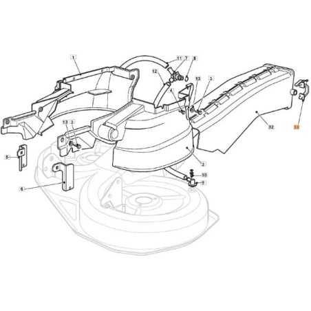 STAFFA ORIGINALE EMAK G325774373E0 | NewgardenParts.com