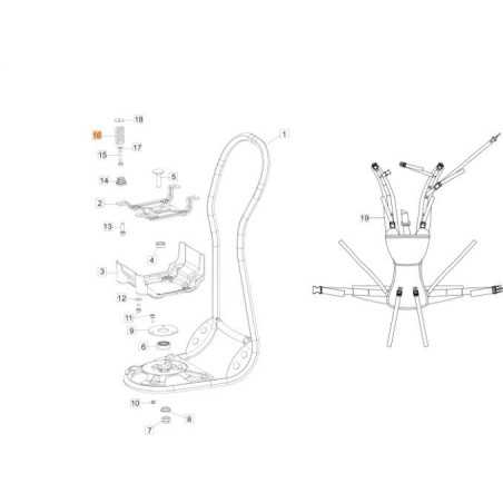 MOLLA ANTIVIB. SPALLEG. D.2.7 D.E.20 SP.7.5 DX (C:4PZ) ORIGINALE EMAK 61400290R | NewgardenParts.com