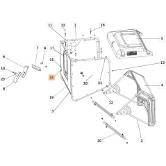 PIASTRA INTERRUTTORE ORIGINALE EMAK SGS532013412183R