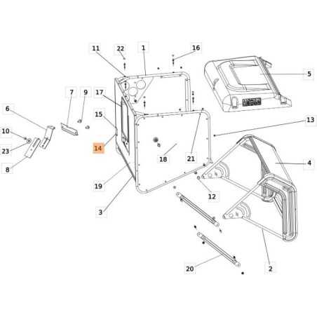 ORIGINAL SWITCH PLATE EMAK SGS532013412183R | NewgardenParts.com