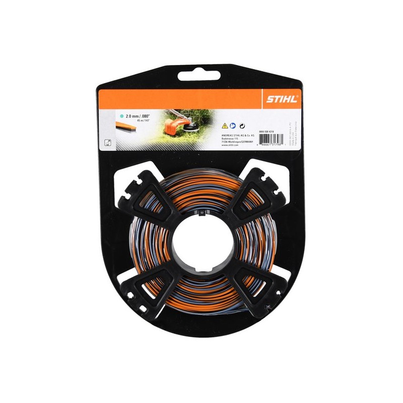 Bobina filo hi-tech a croce STIHL diametro 2.0 mm decespugliatore