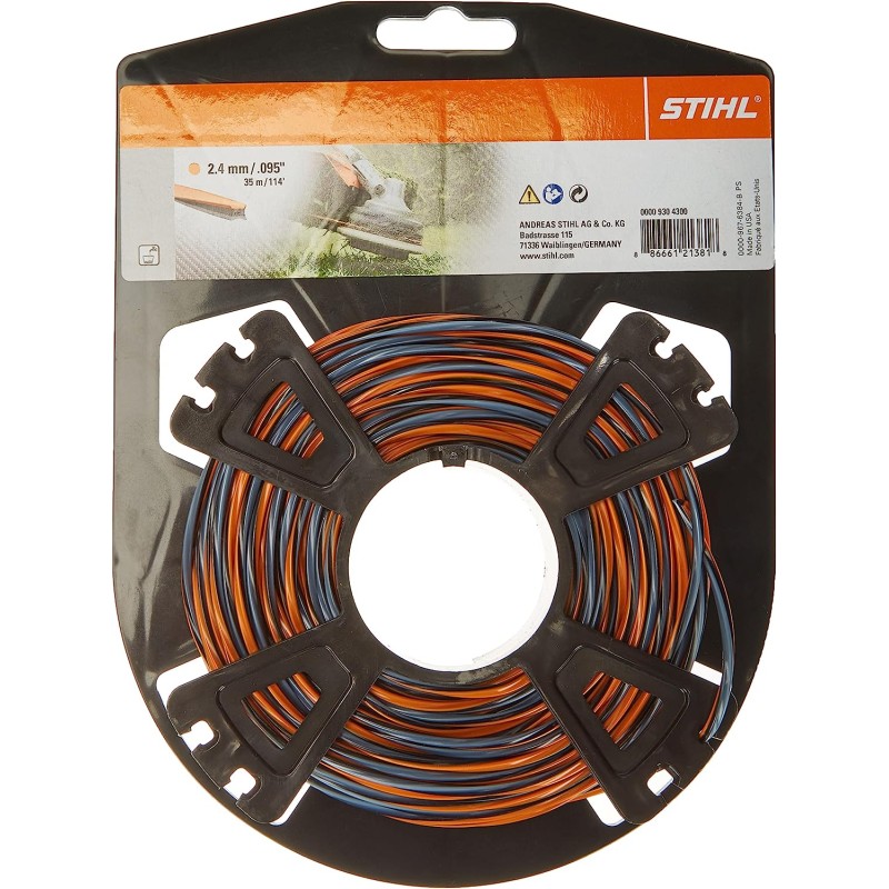 Bobina filo hi-tech a croce STIHL diametro 2.4 mm decespugliatore