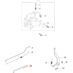 ASTA ACCELERATORE ORIGINALE EMAK L66150178