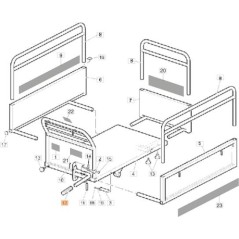 MANOPOLA ORIGINALE EMAK Y400211590 | NewgardenParts.com