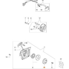 ORIGINAL STARTER PULLEY EMAK 50230045R | NewgardenParts.com