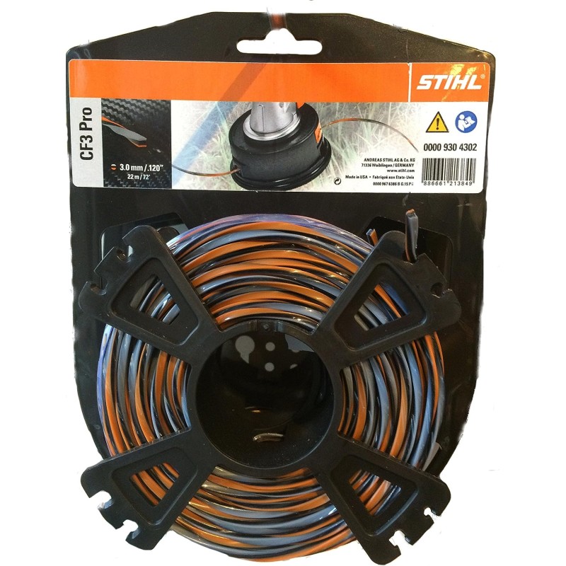 STIHL hi-tech cross reel wire diameter 3.0 mm brushcutter