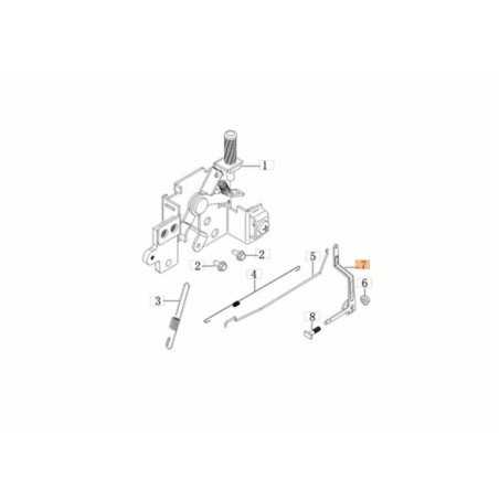 LEVA DI COMANDO ORIGINALE EMAK L66151614 | NewgardenParts.com