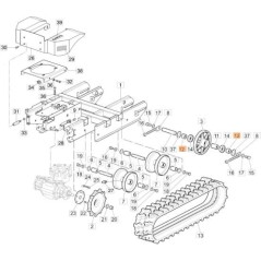 ENTRETOISE L-21 D.25XD.32 ORIGINAL EMAK YF1370017