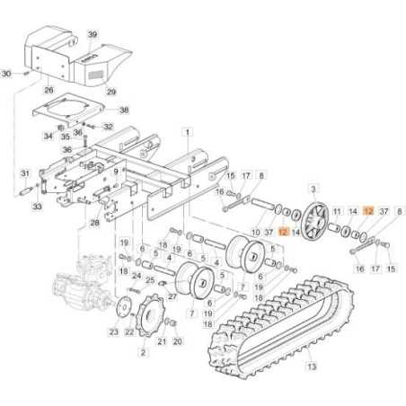 SPACER L-21 D.25XD.32 ORIGINAL EMAK YF1370017 | NewgardenParts.com