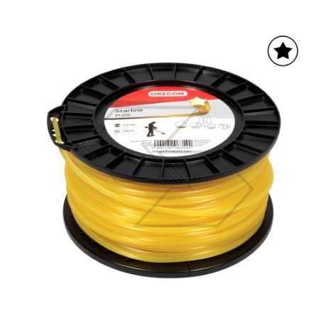 Bobine de fil pour débroussailleuse OREGON, section en étoile Ø 4,0 mm longueur 100 m | NewgardenParts.com